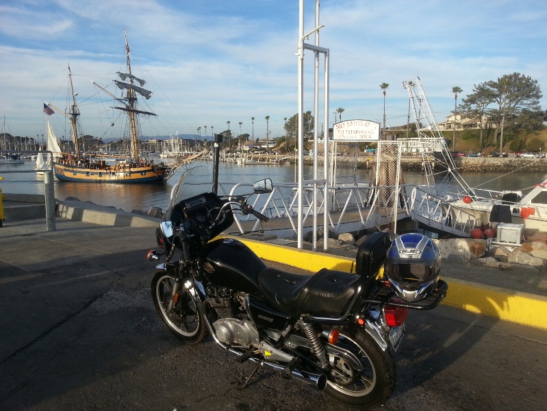 Motorcycle at harbor-ship-smaller.jpg